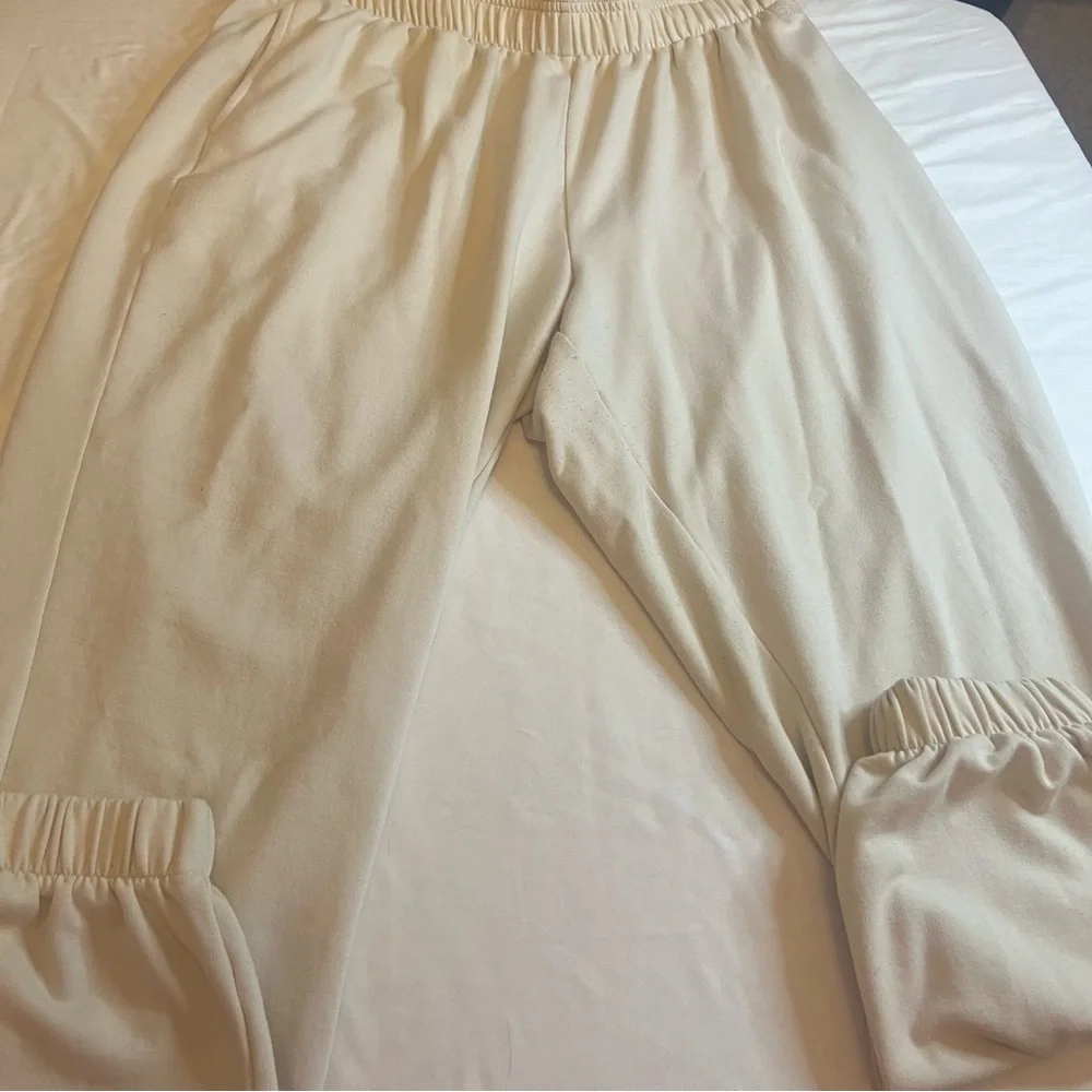 DSG Beige Jogger Fleece Pants - Picture 2 of 4